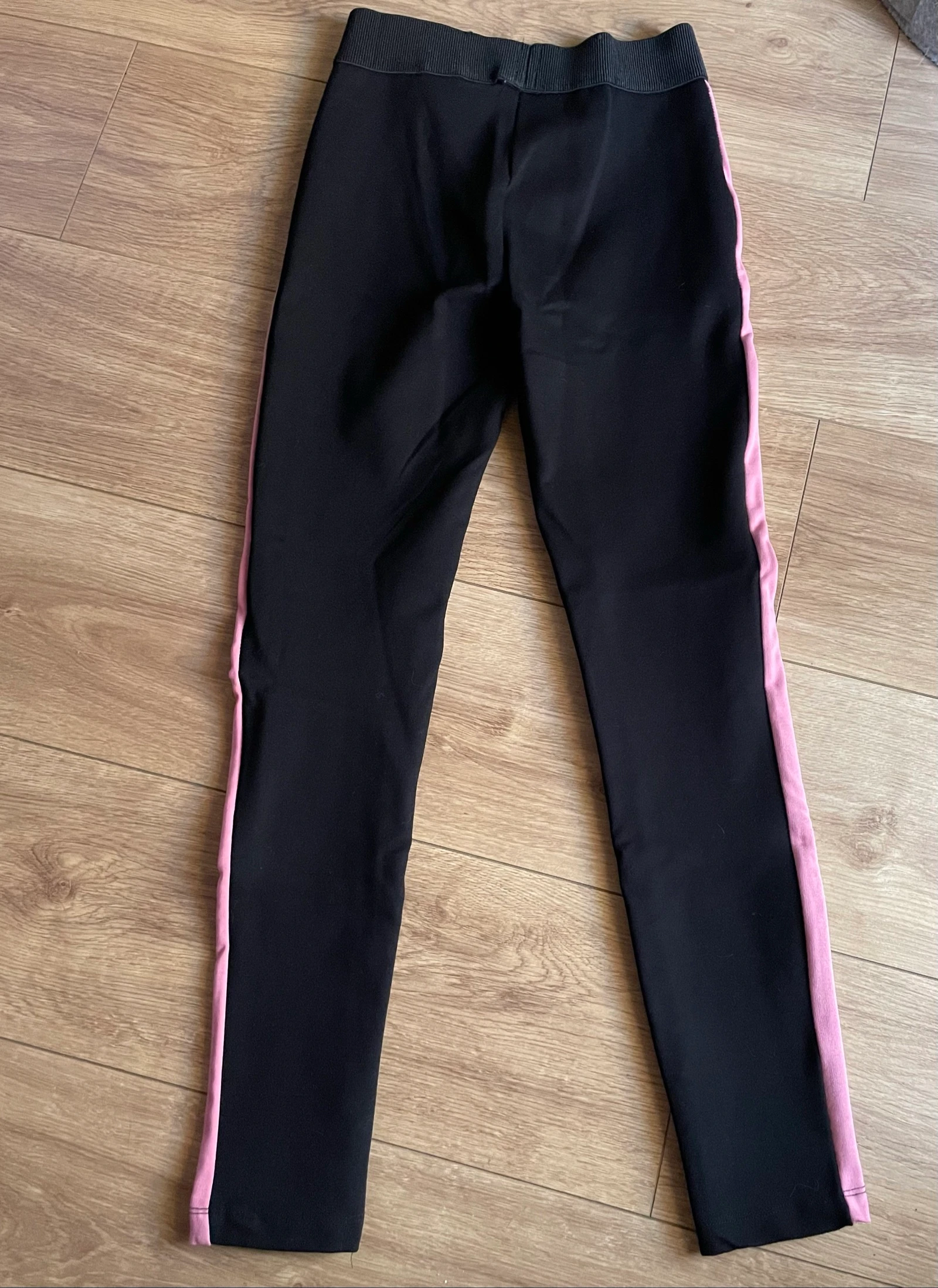 Leggings pretos com faixa lateral Zara – photo 2